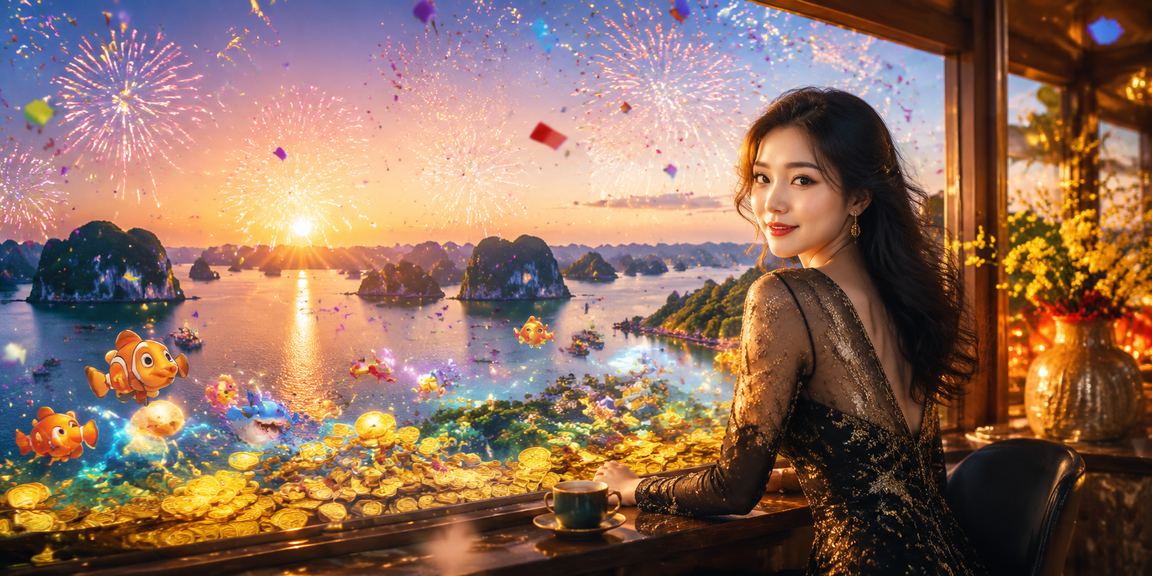Người dùng tại Hạ Long theo dõi kèo cược và thư giãn bên bờ vịnh buổi chiều